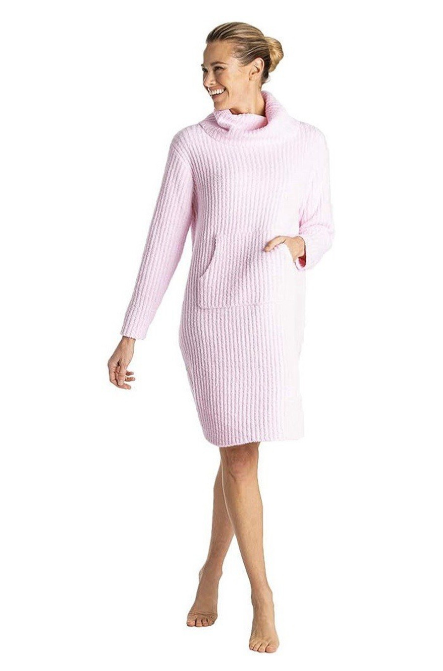 Softies Women's Ultra Soft Marshmallow Slouch Turtleneck Lounger Dress L / XL